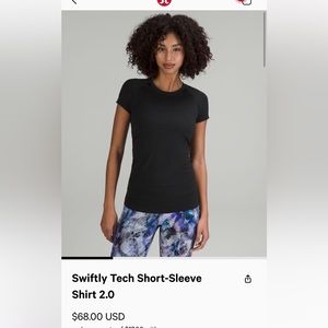 Lululemon swiftly tech short sleeve shirt 2.0